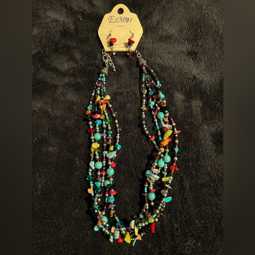 Multi Colored Jewelry Set